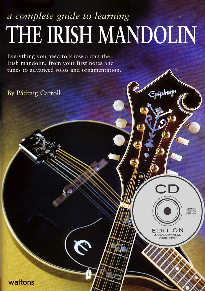 The Irish Mandolin, Carrol Book & CD. A fine tutor book for Irish style mandolin
