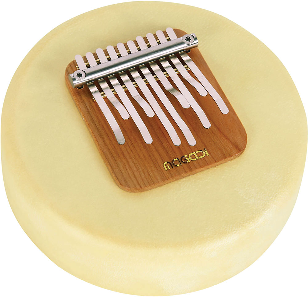 Magadi M10-1 10 Note Kalimba with Goat Skin Cherry wood frame wrapped with goat skin
