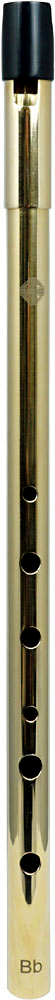 Glenluce Wexford Alto Bb Whistle. Brass Finish Brass body with a tuneable brass head joint and a black polymer mouthpiece block