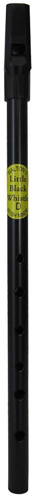 Waltons Black D Whistle Comes in a clear display tube with an instruction leaflet