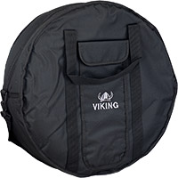 Viking VBB-2018 Deluxe 18inch Bodhran Bag 4inch deep with 15mm padding, 800 denier black nylon exterior, pocket, strap