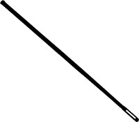 Viking Soprano Cleaning Rod ABS cleaning rod for soprano recorders. 20cm long