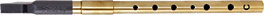 Nightingale High C Whistle, Tuneable Brass Improved O ring tuning slide. Squared style ABS fipple with a heavy brass body