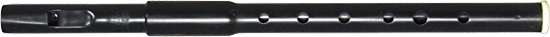 Tony Dixon High D Whistle, Tuneable, Black Low priced D whistle, made from 2 joints of plastic, black