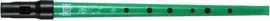 Clarke Sweetone High D Whistle, Green Traditional tapering tin tube with moulded black plastic mouthpiece