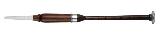 Glenluce Practice Chanter, Walnut &Al Walnut with aluminum mounts. In Bb. Complete with reed