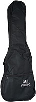 Viking VUB-10B Ukulele Bag, Baritone 2mm padded black nylon gig bag with shoulder strap and handle, for Baritone Uke
