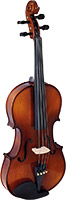 Valentino Etude Viola 16inch Outfit Solid straight grain carved spruce top. Gloss finish