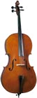 Cremona SC-200 3/4 Size Cello Outfit with bow Flamed maple in translucent light red finish for a quality cello look